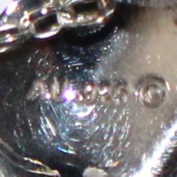 Sterling Silver Crystal & Paste Butterfly Necklace - Picture 6 of 7